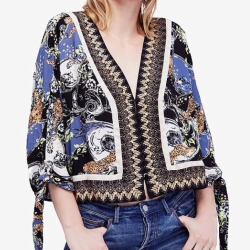 Free People Catch Me XS Cardigan Top shirt jacket
